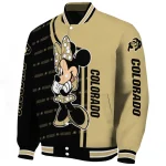 colorado buffaloes minnie mouse gold varsity jacket best selling