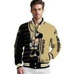 colorado buffaloes minnie mouse gold varsity jacket best selling