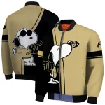 colorado buffaloes snoopy attitude gold bomber jacket best selling