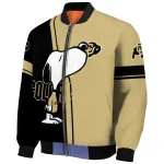 colorado buffaloes snoopy attitude gold bomber jacket best selling