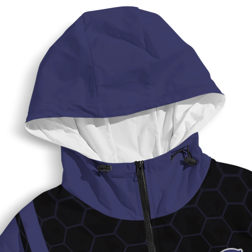 colorado rockies hex splash blue black windbreaker jacket premium grade colorado rockies hex splash blue black windbreaker jacket premium grade