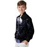 colorado rockies skull bite blue black bomber jacket best selling