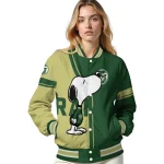 colorado state rams snoopy attitude green varsity jacket best selling