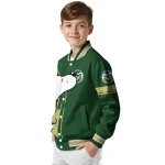 colorado state rams snoopy attitude green varsity jacket best selling