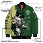 colorado state rams spooky grin green bomber jacket best selling