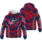 columbus blue jackets dynamic heat wave navy blue windbreaker jacket best selling