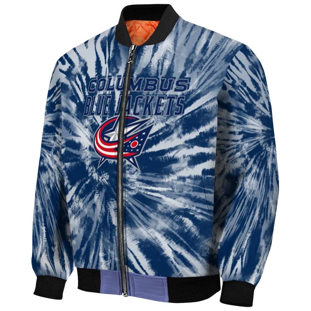 columbus blue jackets dynamic rings navy blue bomber jacket fashion forward columbus blue jackets dynamic rings navy blue bomber jacket fashion forward