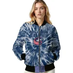 columbus blue jackets dynamic rings navy blue bomber jacket best selling