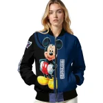 columbus blue jackets mickey mouse navy blue bomber jacket best selling
