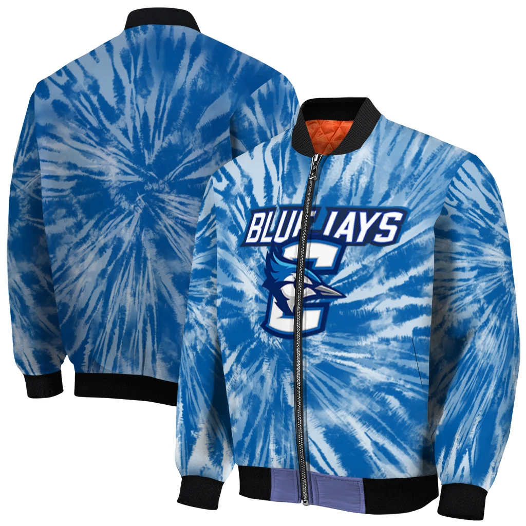 creighton bluejays dynamic rings blue bomber jacket best selling creighton bluejays dynamic rings blue bomber jacket best selling