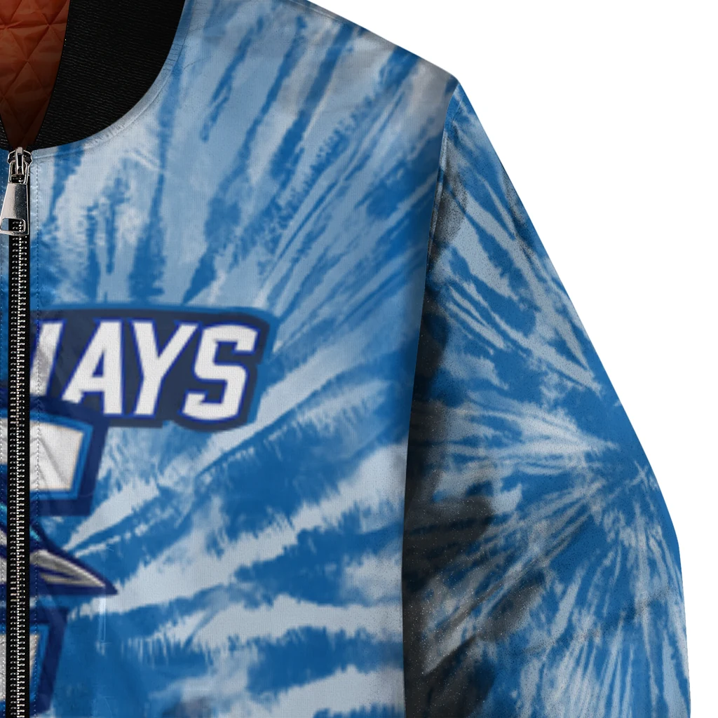 creighton bluejays dynamic rings blue bomber jacket premium grade creighton bluejays dynamic rings blue bomber jacket premium grade