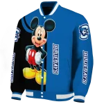 creighton bluejays mickey mouse blue varsity jacket best selling