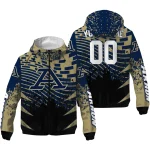 custom akron zips brick motion blue black windbreaker jacket best selling