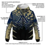 custom akron zips brick motion blue black windbreaker jacket best selling