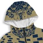 custom akron zips brick motion blue black windbreaker jacket best selling
