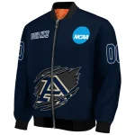 custom akron zips claw mark blue bomber jacket best selling