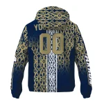 custom akron zips tribal swirls blue windbreaker jacket best selling