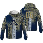 custom akron zips tribal swirls blue windbreaker jacket best selling