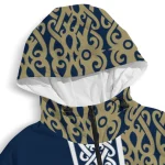 custom akron zips tribal swirls blue windbreaker jacket best selling