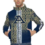 custom akron zips tribal swirls blue windbreaker jacket best selling