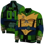 custom akron zips turtle armor varsity jacket best selling