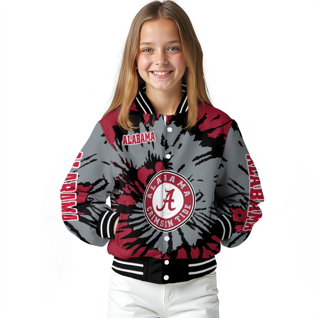 custom alabama crimson tide burst splatter crimson varsity jacket top rated custom alabama crimson tide burst splatter crimson varsity jacket top rated