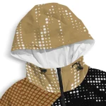 custom anaheim ducks arrow matrix gold black windbreaker jacket best selling
