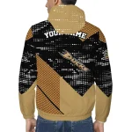 custom anaheim ducks arrow matrix gold black windbreaker jacket best selling