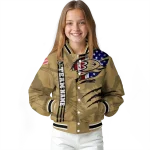 custom anaheim ducks usa flag rips gold varsity jacket best selling