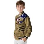 custom anaheim ducks usa flag rips gold varsity jacket best selling