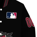 custom arizona diamondbacks claw fragment black varsity jacket best selling