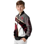custom arizona diamondbacks electric flash red bomber jacket best selling