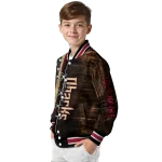 custom arizona diamondbacks flag wood brown varsity jacket best selling