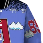 custom arizona diamondbacks mario blocks blue black varsity jacket best selling