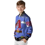 custom arizona diamondbacks mario blocks blue black varsity jacket best selling