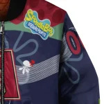 custom arizona diamondbacks spongebob playtime red blue bomber jacket best selling
