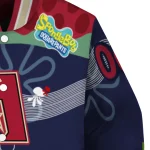 custom arizona diamondbacks spongebob playtime red blue varsity jacket best selling