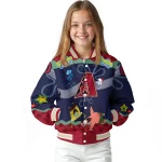 custom arizona diamondbacks spongebob playtime red blue varsity jacket best selling