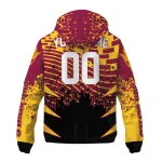 custom arizona state sun devils brick motion maroon black windbreaker jacket best selling