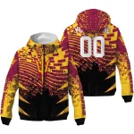 custom arizona state sun devils brick motion maroon black windbreaker jacket best selling