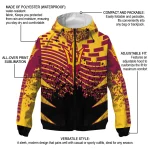 custom arizona state sun devils brick motion maroon black windbreaker jacket best selling