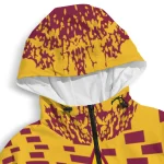 custom arizona state sun devils brick motion maroon black windbreaker jacket best selling