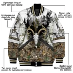 custom arizona state sun devils deer skull camouflage white varsity jacket best selling