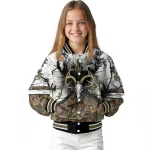 custom arizona state sun devils deer skull camouflage white varsity jacket best selling