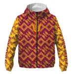 custom arizona state sun devils trellis mesh maroon windbreaker jacket best selling