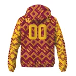 custom arizona state sun devils trellis mesh maroon windbreaker jacket best selling