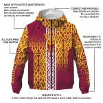 custom arizona state sun devils tribal swirls maroon windbreaker jacket best selling