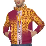 custom arizona state sun devils tribal swirls maroon windbreaker jacket best selling