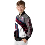 custom arizona wildcats electric flash red bomber jacket best selling