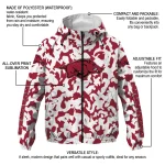 custom arkansas razorbacks camouflage mashup red windbreaker jacket best selling